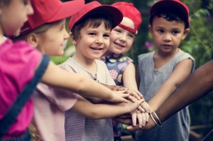 Foto af en gruppe børn