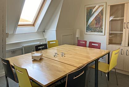 Samtalerummet i Frivilligcenter Næstved – De Sociale Foreningers Hus