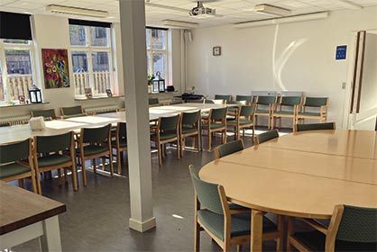 Folkerummet i Frivilligcenter Næstved - De Sociale Foreningers Hus